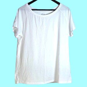 Columbia Omni-Shade Easy Does It II White UPF 30 T-Shirt Women's Size Large NWT